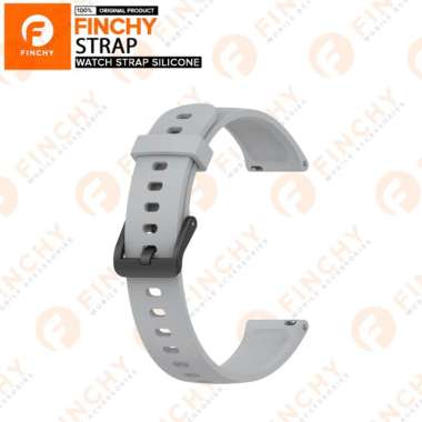 Finchy Silicone Strap for LG Watch Sport W280 Replacement Rubber Wristband Tali Smartwatch Gray