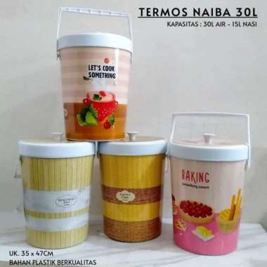 Termos nasi jumbo/termos nasi 30 liter/rice bucket Naiba festival