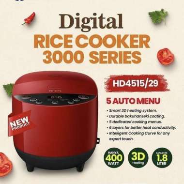 Philips Digital Rice Cooker HD4515/29