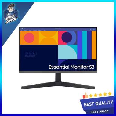 MONITOR SAMSUNG 24" ESSENTIAL S3 LS24C330GAEXXD IPS 100HZ