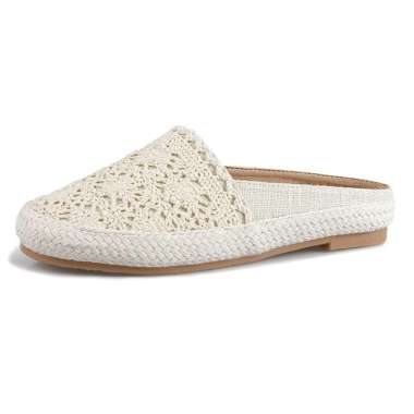 6321 Espadrilles Slip On Brokat / Flat Shoes Brokat #C1178 36 CLN-6321#BEIGE