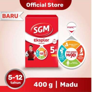 Promo Harga SGM Eksplor 5+ Susu Pertumbuhan Madu 400 gr - Blibli