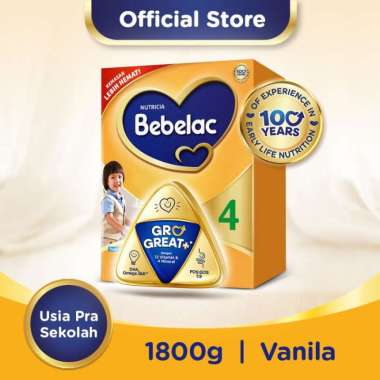 Bebelac 4 1800gr - Susu Anak Madu/Vanila 1.8 Kg Vanila
