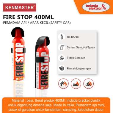 KENMASTER Pemadam Api Fire Stop Mini Portable 400Ml Apar Safety Mobil
