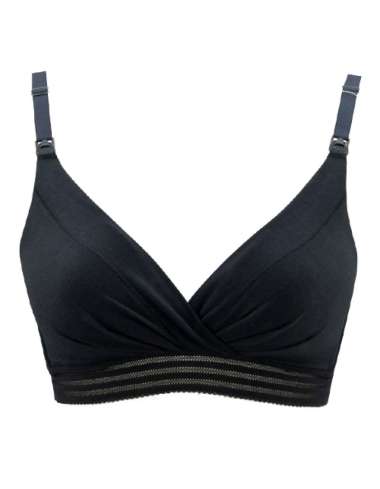 Wacoal Mamalove Maternity Bra IB 4285 - Bra Menyusui - Full Cup - Non Wire BLACK 85D