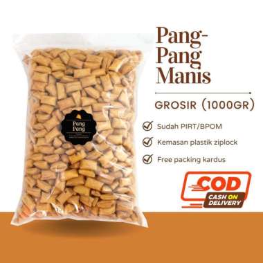 Snack Cemilan Pang-Pang Grosir 1kg 500gr - Manis