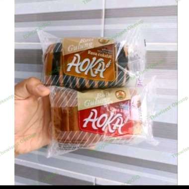 Roti Gulung Aoka Coklat Keju Keju