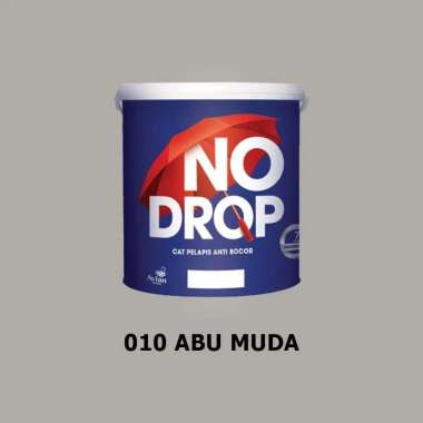 Cat Tembok Waterproofing NO DROP Abu abu Muda 010 (1Kg)