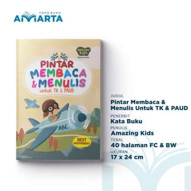 Buku Pintar Membaca & Menulis Untuk TK & PAUD