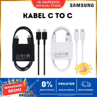 Kabel Data Samsung Type C to C Fast Charging black