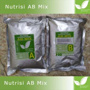 Nutrisi AB Mix Hidroponik Surabaya Sayur Daun 5 Liter