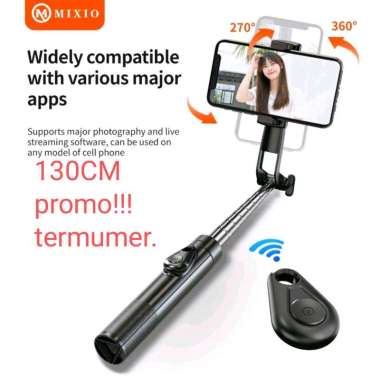 MIXIO A13 130CM Tongsis Bluetooth Selfie Stick Tripod Mini