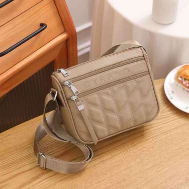 GYKACO FUMIKO - Tas Selempang Wanita - Fashion Sling bag (Import) Khaki