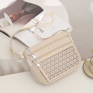 GYKACO DEONA - Tas Selempang Wanita - Fashion Sling bag (Import) Beige