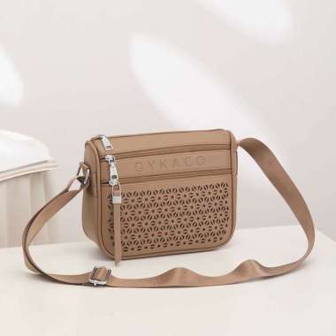 GYKACO DEONA - Tas Selempang Wanita - Fashion Sling bag (Import) Khaki