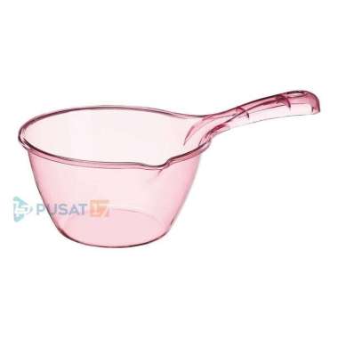 Gayung Mandi Estetik - Gayung Transparan - Ciduk Mandi Pink