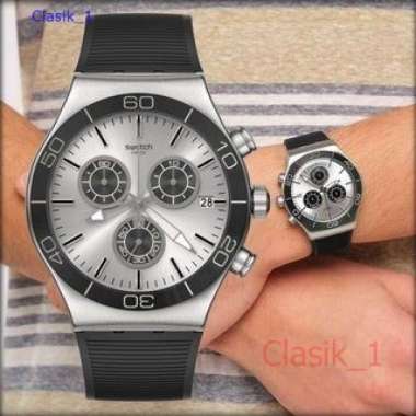 Original 100%!! SWATCH YVS486 Great Outdoor Jam Tangan Analog Pria Garansi Resmi 2 Tahun