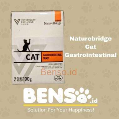 NATURE BRIDGE CAT GASTROINTESTINAL 190G-MAKANAN UNTUK PENCERNAAN