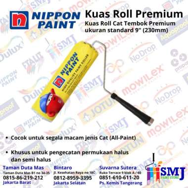 KUAS ROLL CAT TEMBOK NIPPON PAINT 9" refill