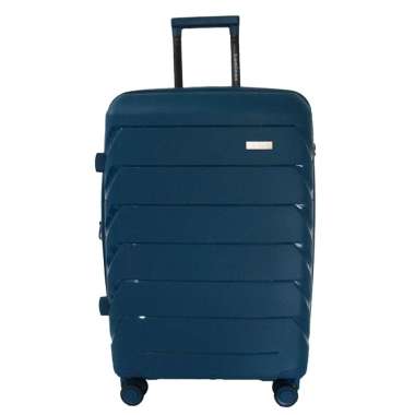 Luminox Omero Koper Hardcase - Fiber PP 4 Roda Putar TSA Lock - Size 24 Inch L.Blue