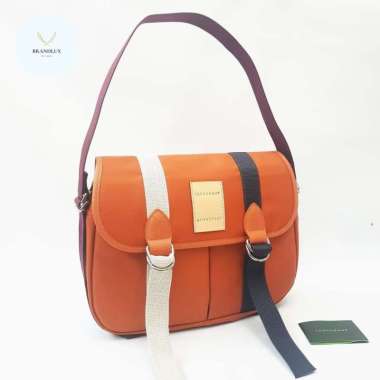 LONGCHAMP Replay Re play orange Crossbody Messenger - 100% Authentic