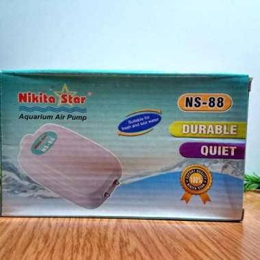 AERATOR 2 LUBANG/AERATOR NIKITA STAR NS88 POMPA ANGIN UDARA AQUARIUM