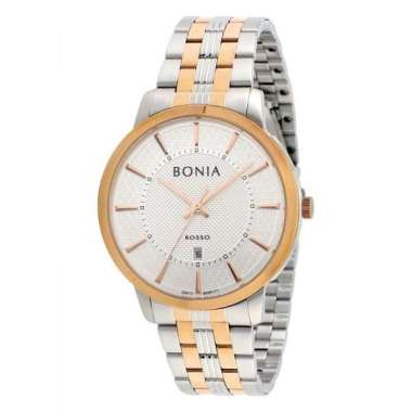 JAM TANGAN PRIA BONIA BNR171-1612 SILVER COMBI ORIGINAL