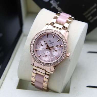 JAM TANGAN WANITA ALEXANDRE CHRISTIE AC 2932 / AC2932 ORIGINAL PINK