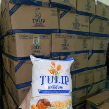 Tepung Terigu merek Tulip 1 Dus isi 10 Bungkus uk 1 kg/Bungkus