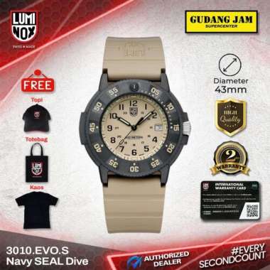 Jam Tangan Pria Analog LUMINOX 3010.EVO.S XS.3010.EVO.S Navy SEAL