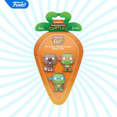 Funko Carrot Pocket POP! TMNT - Splinter, Leonardo & Raphael