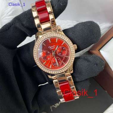 Original 100%!! Jam Alexandre Christie Wanita AC 2932 AC2932 Red Rosegold Garansi Resmi 1 Tahun