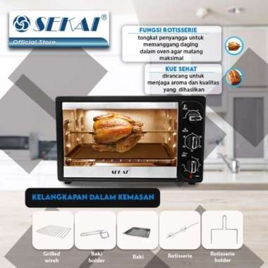 Sekai Oven Listrik Rotisserie 33 Liter Low Watt OV 330