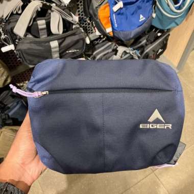 EIGER TAS PINGGANG WANITA SPACIOUS TOILETRY WS - BLUE