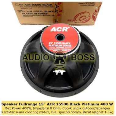 New Speaker Acr 15 Inch 15500 Black Platinum Series /Speaker Acr 15" 15500 Diskon