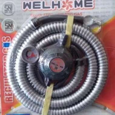 SELANG GAS PAKET REGULATOR METERAN WELHOME
