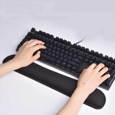 Ergonomic Keyboard Pad Alas Tangan Memory Foam SH-023 Kiboard Komputer Kibord Gaming Keybord Kyboard