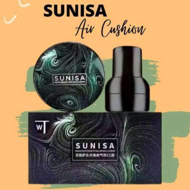 Sunisa Air Cushion BB Cream Foundation Berkualitas Bedak Original 100% Anti Air dan Tahan Lama