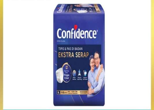 Confidence Popok Celana Dewasa Ekstra Serap Diaper Extra Ekstra L16