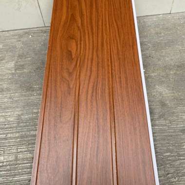 Plafon PVC Motif serat kayu coklat tua Doff 30002 MULTYCOLOUR