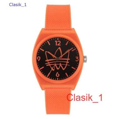 Original 100%!! Adidas AOST22562 PROJECT TWO Jam Tangan Unisex Orange Garansi Resmi 1 Tahun