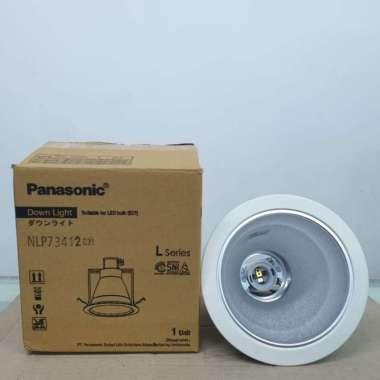 Fiting Lampu Downlight Panasonic Plafon 4 inch putih