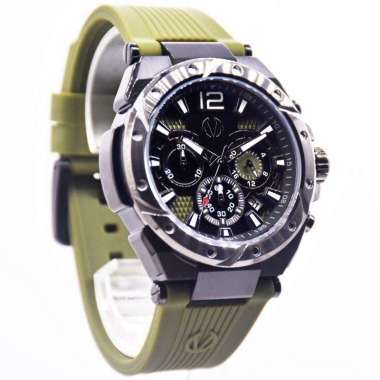 Jam Tangan Pria Christ Verra CV 53604G-36 BLK/GRN Original & Garansi