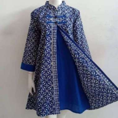 TUNIK KOIN MADHANI GARUTAN 01 JUMBO LD 120 LD 125 LD 130 LD 135 LD 140 | DRESS BATIK WANITA LD 125 B