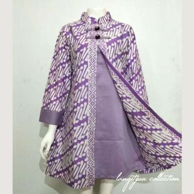 TUNIK KOIN MADHANI GARUTAN 01 JUMBO LD 120 LD 125 LD 130 LD 135 LD 140 | DRESS BATIK WANITA LD 125 L