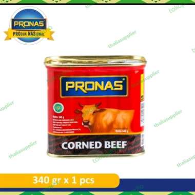 PRONAS KORNET KORNET/DAGING SAPI GILING 340GR KALENG KOTAK, 100% HALAL