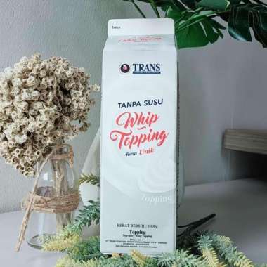 TRANS WHIPPING CREAM NON DAIRY SILVER 1L,WHIPPING CAIR COCOK U/MAKANAN