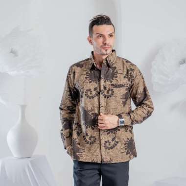 Kemeja batik Pria Mandalika | Baju Kondangan Batik Pria Trendy Mandalika 2 L