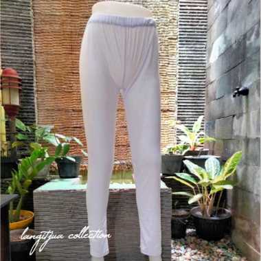 CELANA LEGGING PANJANG BAHAN PREMIUM | CELANA SENAM CELANA BUMIL ANTI BEGAH Putih