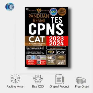 PROMO BUKU CPNS TERBARU - PANDUAN RESMI TES CPNS CAT/CPNS BEST SELLER/SOAL CPNS HOTS 2023/2024 Terba